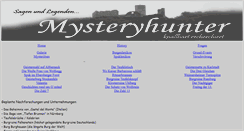 Desktop Screenshot of mysteryhunter.de